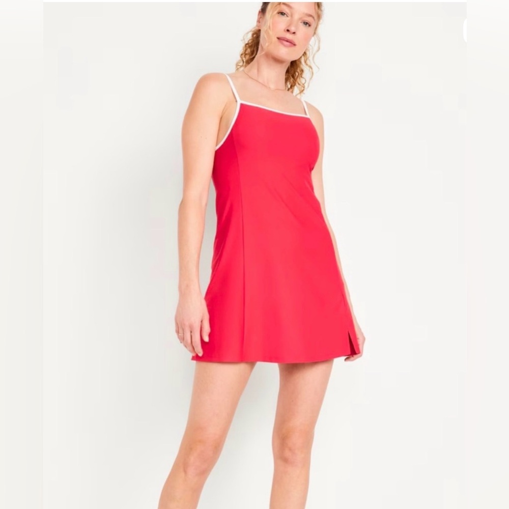 Old Navy Power Soft Cami athletic dress with built in shorts s L